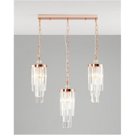 Светильник|Moderli|в современном стиле Moderli V10040-3P Stiland прозрачный хрусталь подвесной