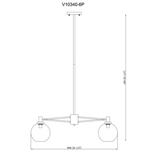 Люстра|Moderli|Moderli V10340-6P Bizet подвесная в современном стиле