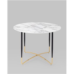 Стол|Stool Group|обеденный Даймакс 110*110 белый мрамор