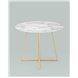 Стол|Stool Group|обеденный Дакота 100*100 белый мрамор ножки золото Стол|Stool Group|обеденный Дакота 100*100 белый мрамор ножки золото