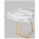 Стол|Stool Group|обеденный Дакота 100*100 белый мрамор ножки золото Стол|Stool Group|обеденный Дакота 100*100 белый мрамор ножки золото