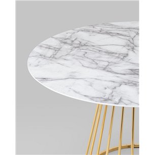 Стол|Stool Group|обеденный Ливерпуль 110*110 белый мрамор