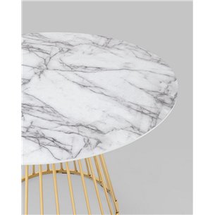 Стол|Stool Group|обеденный Ливерпуль 110*110 белый мрамор