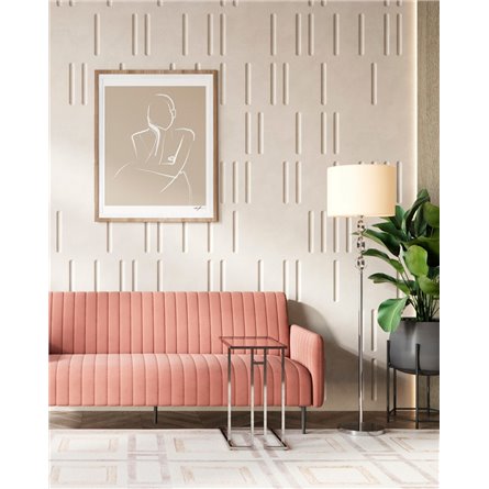 Диван|Stool Group|Дрезден велюр пыльно-розовый