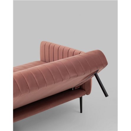 Диван|Stool Group|Дрезден велюр пыльно-розовый