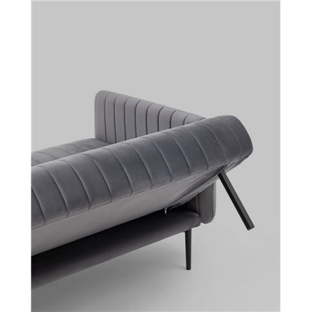 Диван|Stool Group|Дрезден велюр серый