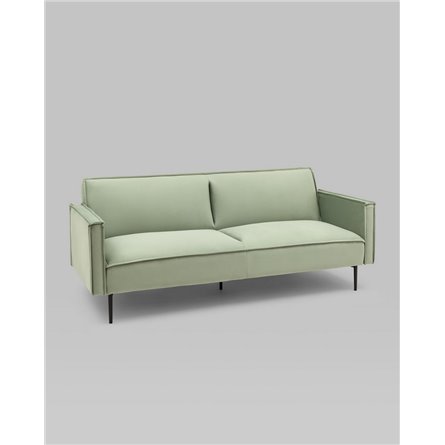 Диван|Stool Group|Кассель велюр светло-салатовый