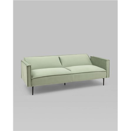 Диван|Stool Group|Кассель велюр светло-салатовый