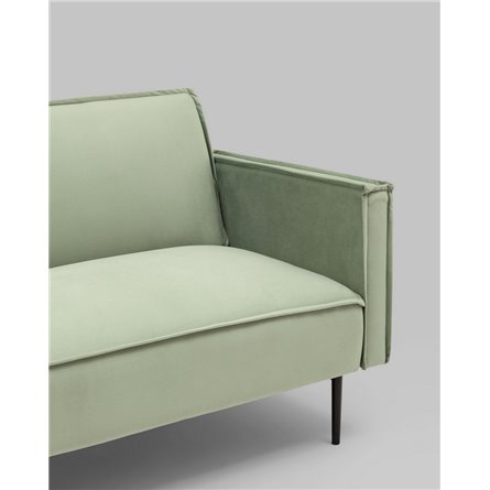 Диван|Stool Group|Кассель велюр светло-салатовый