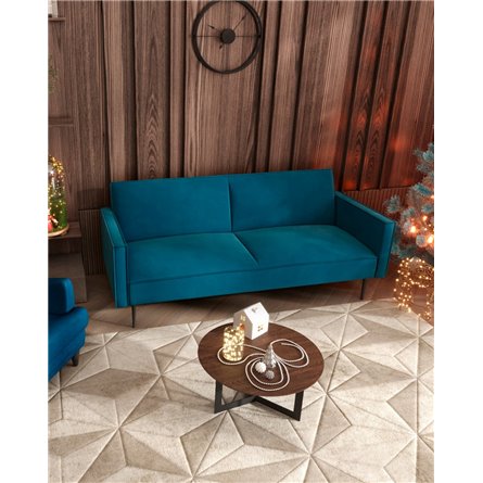 Диван|Stool Group|Кассель велюр синий