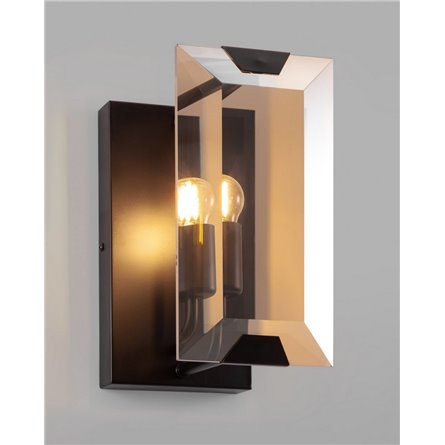 Бра|Moderli|в современном стиле Moderli V10472-1W Rizar темное стекло