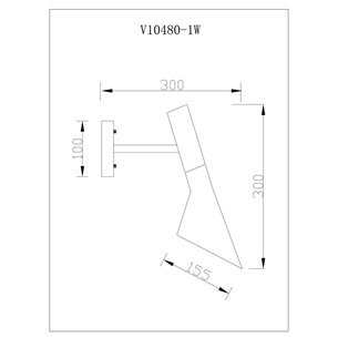 Бра|Moderli|Moderli V10480-1W Turin в скандинавском стиле