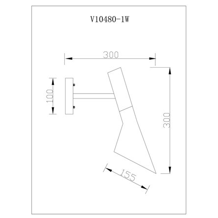Бра|Moderli|Moderli V10480-1W Turin в скандинавском стиле