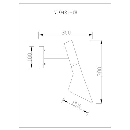 Бра|Moderli|Moderli V10481-1W Turin в скандинавском стиле