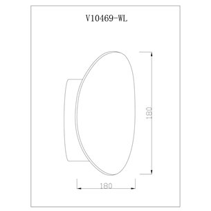 Бра|Moderli|настенный светодиодный Moderli V10469-WL Parma цвет черный
