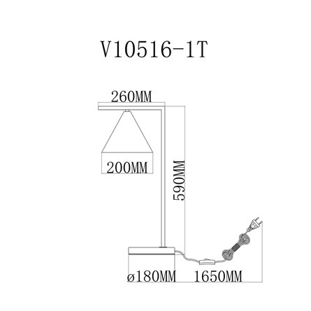 Лампа настольная|Moderli|Moderli V10516-1T Omaha с мраморным основанием