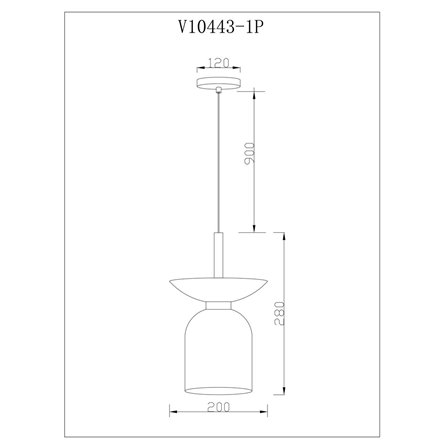 Светильник|Moderli|Moderli V10443-1P Lecce подвесной в стиле лофт