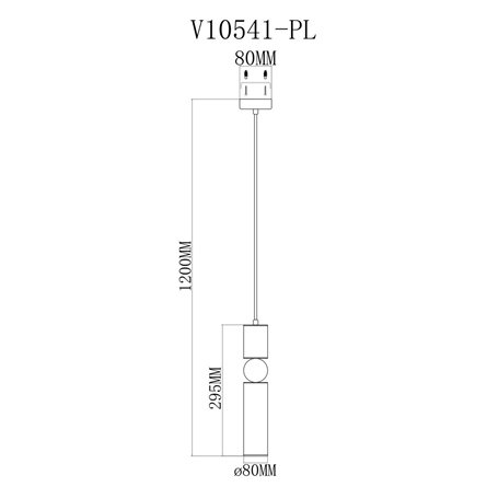 Светильник|Moderli|Moderli V10541-PL Salem подвесной в современном стиле