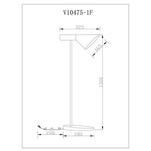 Торшер|Moderli|Moderli V10475-1F Turin в скандинавском стиле