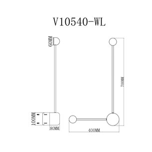 Светильник|Moderli|Moderli V10540-WL Provo настенный светодиодный