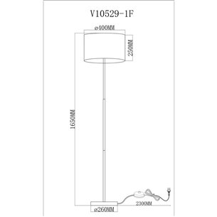 Торшер|Moderli|Moderli V10529-1F Visalia в современном стиле