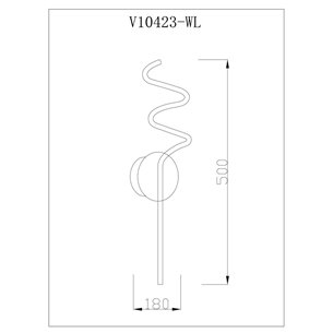 Бра|Moderli|настенный светодиодный Moderli V10423-WL Torino