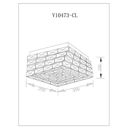 Люстра|Moderli|Moderli V10473-CL Venice потолочная светодиодная с хрусталем