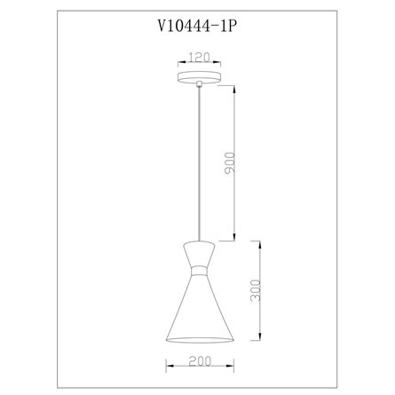 Светильник|Moderli|Moderli V10444-1P Pesaro подвесной