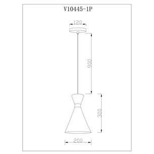 Светильник|Moderli|Moderli V10445-1P Pesaro подвесной
