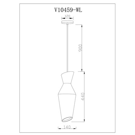 Светильник|Moderli|Moderli V10459-1P Bozen подвесной плафон дымчатое стекло