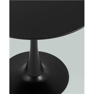 Стол|Stool Group|обеденный Tulip D80 черный столешница МДФ ножка металл