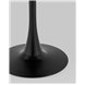 Стол|Stool Group|обеденный Tulip D80 черный столешница МДФ ножка металл Стол|Stool Group|обеденный Tulip D80 черный столешница МДФ ножка металл
