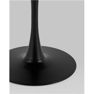 Стол|Stool Group|обеденный Tulip D100 черный столешница МДФ ножка металл