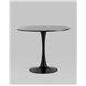 Стол|Stool Group|обеденный Tulip D90 черный столешница МДФ ножка металл Стол|Stool Group|обеденный Tulip D90 черный столешница МДФ ножка металл