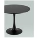 Стол|Stool Group|обеденный Tulip D90 черный столешница МДФ ножка металл Стол|Stool Group|обеденный Tulip D90 черный столешница МДФ ножка металл