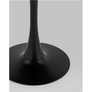 Стол|Stool Group|обеденный Tulip D90 черный столешница МДФ ножка металл