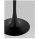 Стол|Stool Group|обеденный Tulip D90 черный столешница МДФ ножка металл Стол|Stool Group|обеденный Tulip D90 черный столешница МДФ ножка металл