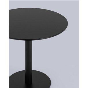 Стол обеденный|Stool Group|Толедо D80 черный столешница МДФ ножка металлическая черная