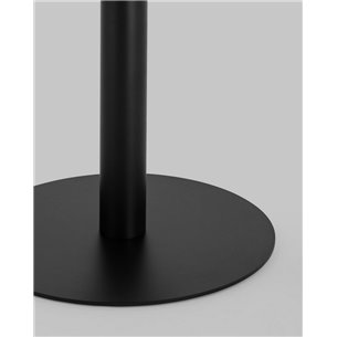Стол обеденный|Stool Group|Толедо D80 черный столешница МДФ ножка металлическая черная