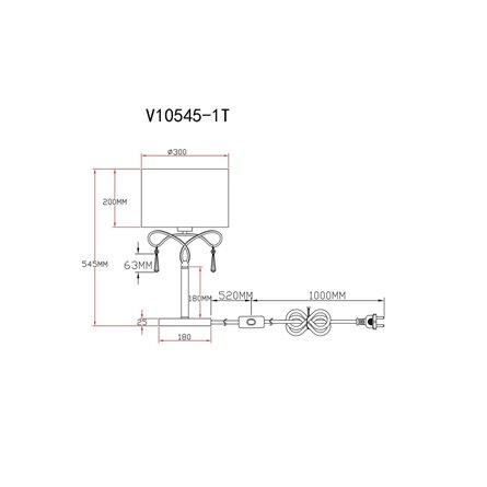 Настольная лампа|Moderli|Moderli V10545-1T Chilly в классическом стиле