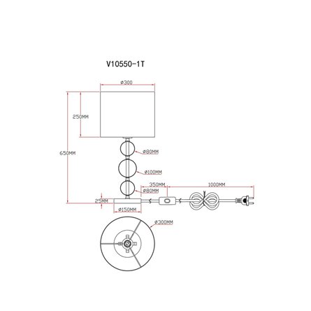 Настольная лампа|Moderli|Moderli V10550-1T Brulee в классическом стиле