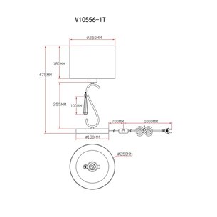 Настольная лампа|Moderli|Moderli V10556-1T Caramel в классическом стиле