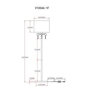 Торшер|Moderli|Moderli V10546-1F Chilly в классическом стиле