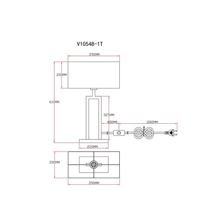 Настольная лампа|Moderli|Moderli V10548-1T Viola в классическом стиле