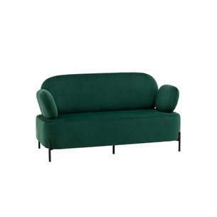 Диван Кэнди велюр зелёный