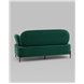 Диван|Stool Group|Кэнди велюр зелёный, ножки черные, металл Диван|Stool Group|Кэнди велюр зелёный, ножки черные, металл