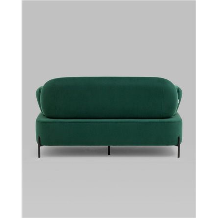 Диван|Stool Group|Кэнди велюр зелёный, ножки черные, металл