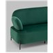 Диван|Stool Group|Кэнди велюр зелёный, ножки черные, металл Диван|Stool Group|Кэнди велюр зелёный, ножки черные, металл