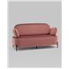 Диван|Stool Group|Кэнди велюр пыльно-розовый, ножки черные, металл Диван|Stool Group|Кэнди велюр пыльно-розовый, ножки черные, металл
