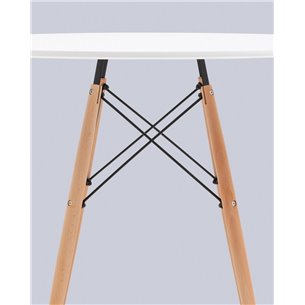 Стол|Stool Group|EAMES DSW D100, белый, столешница МДФ, ножки метал, массив бука